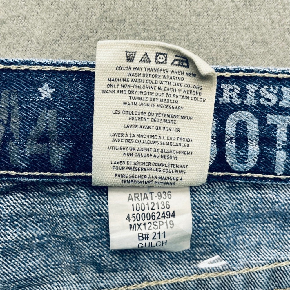 Ariat Men Jeans Cotton 32/34 M4 Low Rise Boot Cut Medium Wash Western 10012136 - Picture 6 of 12